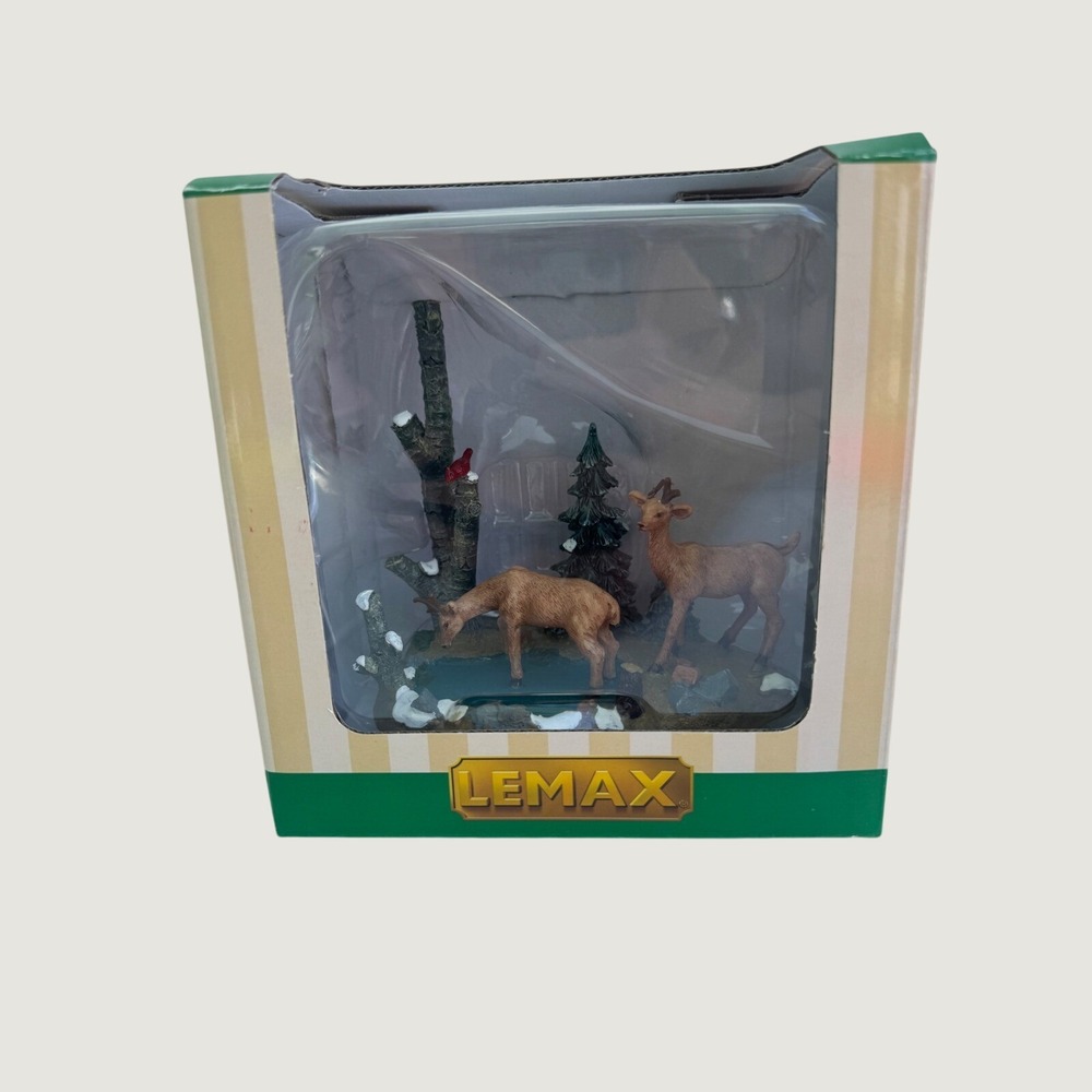 Lemax Village Collection Accent‎ Deer Testing the Water 93448 Christmas 2000